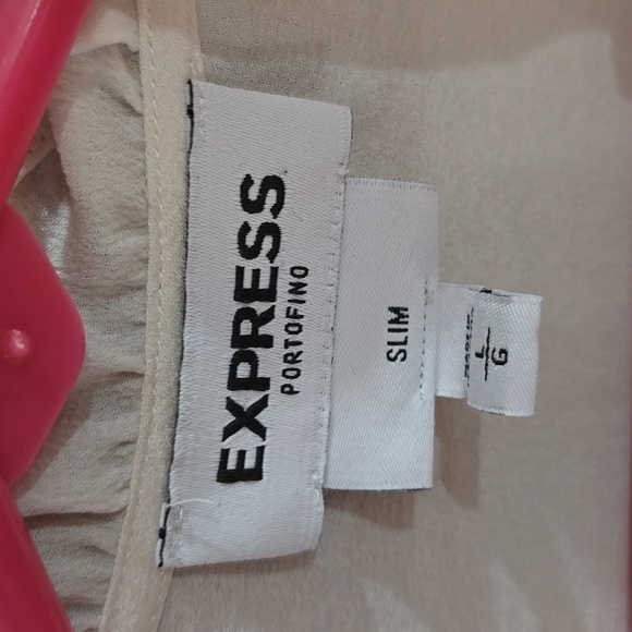 Express Ivory Ruffled Portofino L - Picture 2 of 2